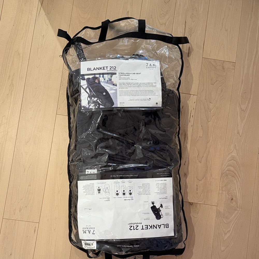 7 A.M. Enfant Blanket 212 evolution in Black